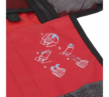 Bolsa Desplegable DECLIC NG Roja | Panel Modular Emergencias