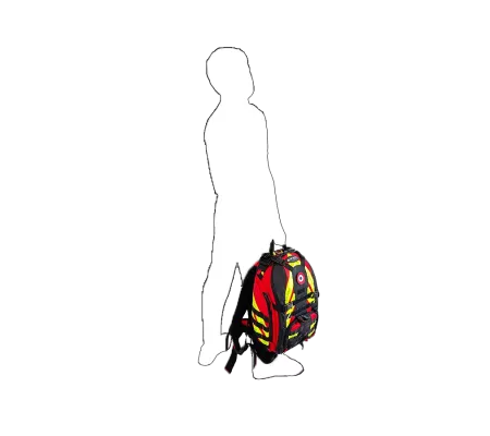 Bolsa Operacional UPPERCUT Roja | Mochila Profesional Táctica