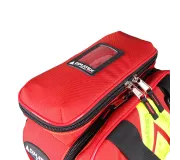 Bolsa primeros auxilios PEARL SEC1583 roja mochila emergencia