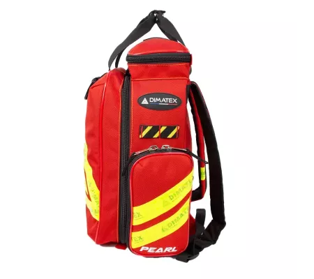 Bolsa primeros auxilios PEARL SEC1583 roja mochila emergencia
