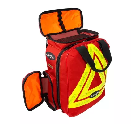 Bolsa primeros auxilios PEARL SEC1583 roja mochila emergencia