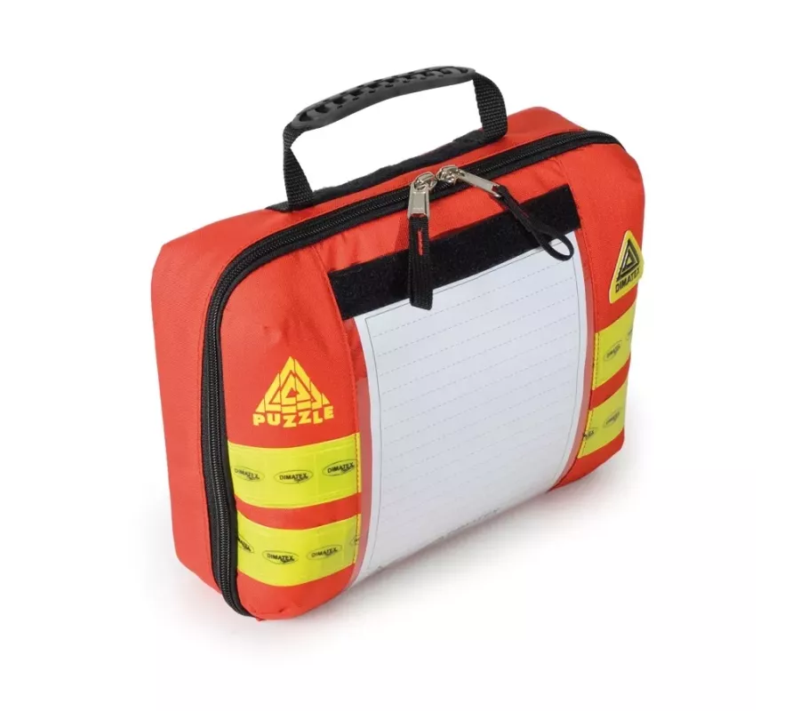 Bolsa Polivalente PUZZLE Roja | Organización y Protección de Material