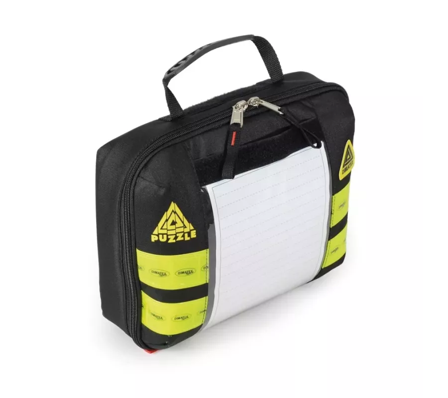 Bolsa PUZZLE Verde | Antichoque, YKK, Ripstop