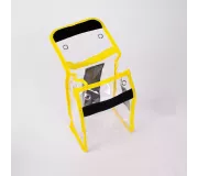 Pochette CRISTAL S Jaune | Nylon 420D, PU, Velcro