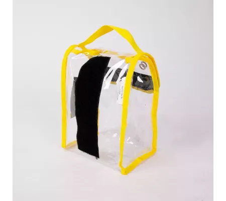 Pochette CRISTAL S Jaune | Nylon 420D, PU, Velcro