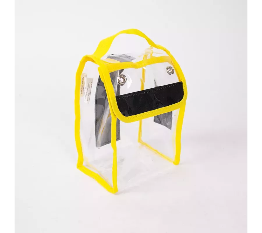 Pochette CRISTAL S Jaune | Nylon 420D, PU, Velcro