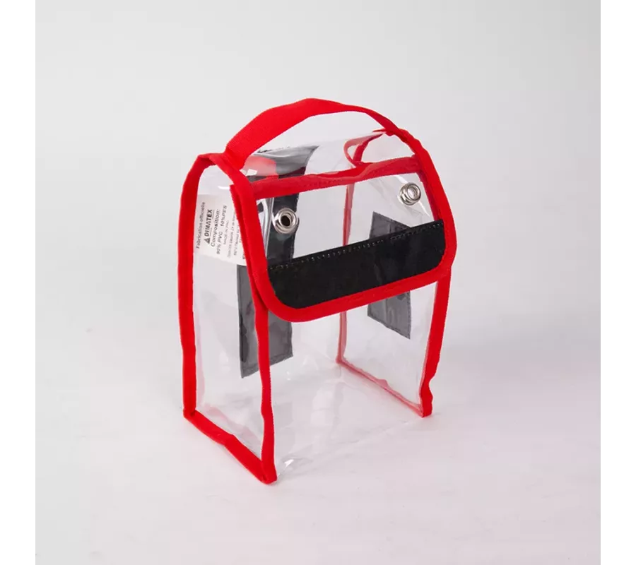 Pochette CRISTAL S Rouge | Nylon 420D, PU, Velcro