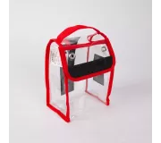 Pochette CRISTAL S Rouge | Nylon 420D, PU, Velcro