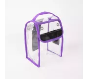 Pochette CRISTAL S Violeta | Nylon 420D, PU, Velcro