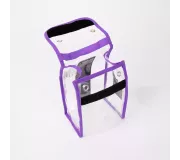 Pochette CRISTAL S Violeta | Nylon 420D, PU, Velcro