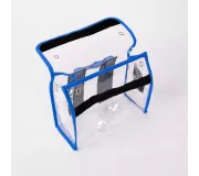 Bolsa CRISTAL M Azul | Bolsa de Nylon Resistente con Velcro