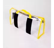 Bolsa de seguridad CRISTAL L Amarilla | Nylon 420D con Velcro