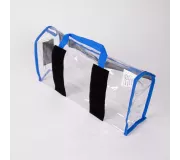 Bolsa de seguridad CRISTAL L Azul | Nylon 420D con Velcro