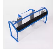 Bolsa de seguridad CRISTAL L Azul | Nylon 420D con Velcro