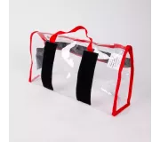 Bolsa de seguridad CRISTAL L Roja | Nylon 420D con Velcro