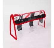 Bolsa de seguridad CRISTAL L Roja | Nylon 420D con Velcro