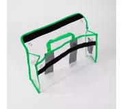 Bolsa de seguridad CRISTAL L Verde | Nylon 420D con Velcro