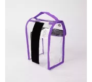Bolsa de seguridad CRISTAL S Violeta | Nylon 420D con Velcro
