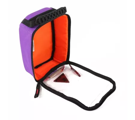 Bolsa RACK S Violeta | Anti-impactos con bolsillo transparente