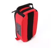 Bolsa RACK S Roja | Anti-impactos con bolsillo transparente