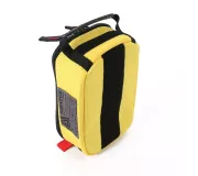 Bolsa RACK S Amarilla | Anti-impactos con bolsillo transparente