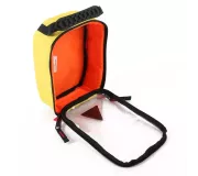 Bolsa RACK S Amarilla | Anti-impactos con bolsillo transparente