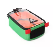 Bolsa RACK S Verde | Anti-impactos con bolsillo transparente