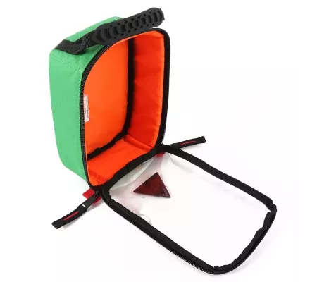 Bolsa RACK S Verde | Anti-impactos con bolsillo transparente