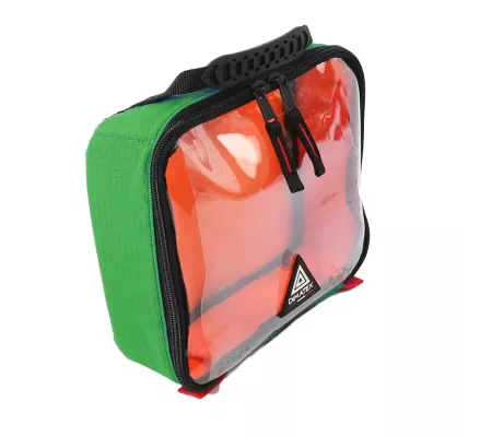 Bolsa RACK M Verde | Anti-impactos con bolsillo transparente