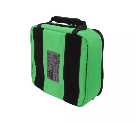 Bolsa RACK M Verde | Anti-impactos con bolsillo transparente