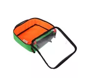 Bolsa RACK M Verde | Anti-impactos con bolsillo transparente