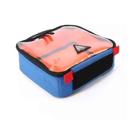 Bolsa RACK M Azul | Anti-impactos con bolsillo transparente