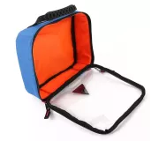 Bolsa RACK M Azul | Anti-impactos con bolsillo transparente