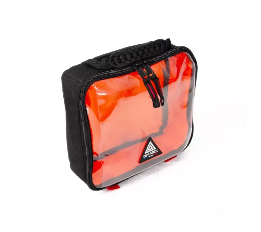 Bolsa RACK M Negra | Anti-impactos con bolsillo transparente
