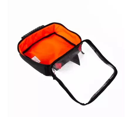 Bolsa RACK M Negra | Anti-impactos con bolsillo transparente