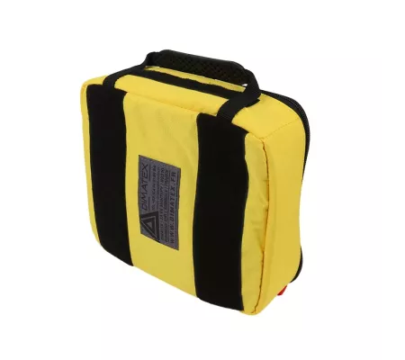Bolsa RACK M Amarilla | Anti-impactos con bolsillo transparente