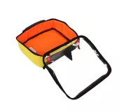 Bolsa RACK M Amarilla | Anti-impactos con bolsillo transparente