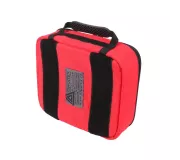 Bolsa RACK M Roja | Anti-impactos con bolsillo transparente