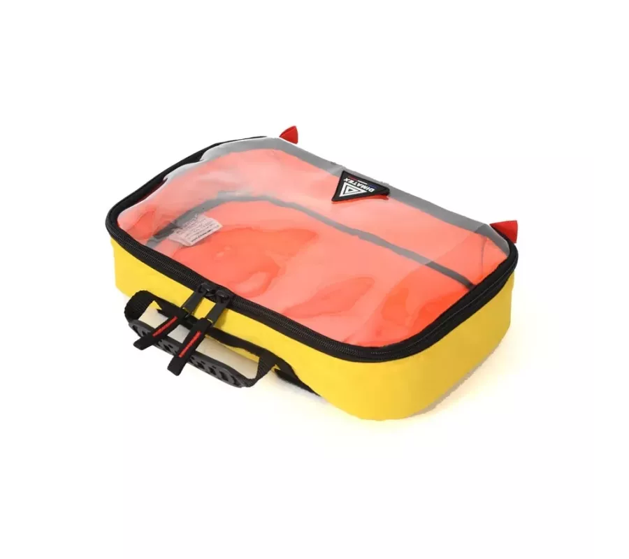 Bolsa RACK Inter Amarilla | Anti-impactos con bolsillo transparente