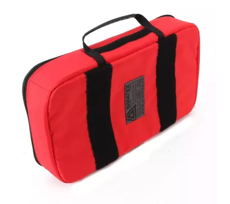 Bolsa RACK L Roja | Anti-impactos con bolsillo transparente