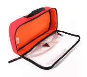 Bolsa RACK L Roja | Anti-impactos con bolsillo transparente