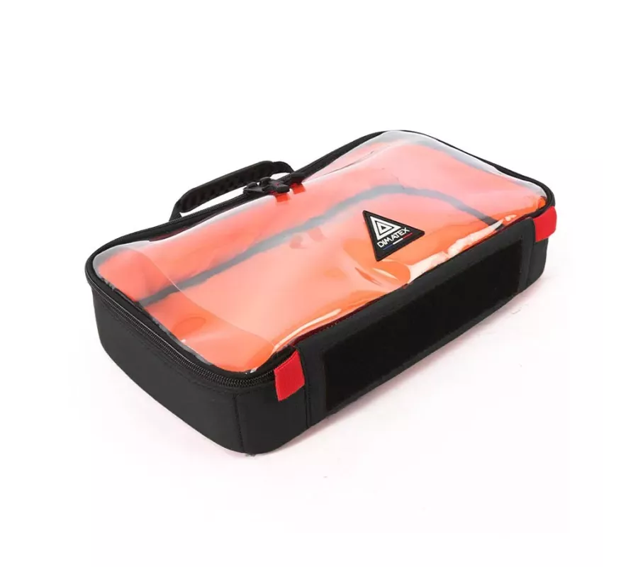 Bolsa RACK L Negra | Anti-impactos con bolsillo transparente
