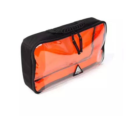 Bolsa RACK L Negra | Anti-impactos con bolsillo transparente