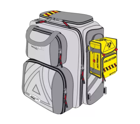 Recolector de residuos TRASH | Nylon 420D con cierre YKK y compartimen