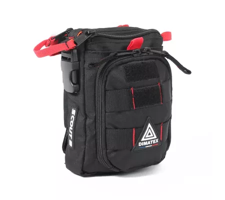 Bolsa de primeros auxilios SCOUT 3 Black Line | Compacta y resistente