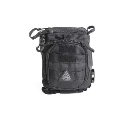 Bolsa de primeros auxilios SCOUT 3 Full Black | Compacta y resistente