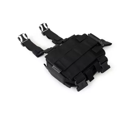 Botiquín de muslo BAGRAM 2 Full Black | Compacto y resistente