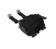 Botiquín de muslo BAGRAM 2 Full Black | Compacto y resistente