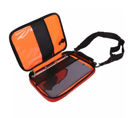 Maletín porta documentos SENTINEL Rojo | A4 resistente e impermeable