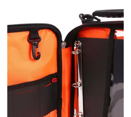 Maletín porta documentos SENTINEL Rojo | A4 resistente e impermeable